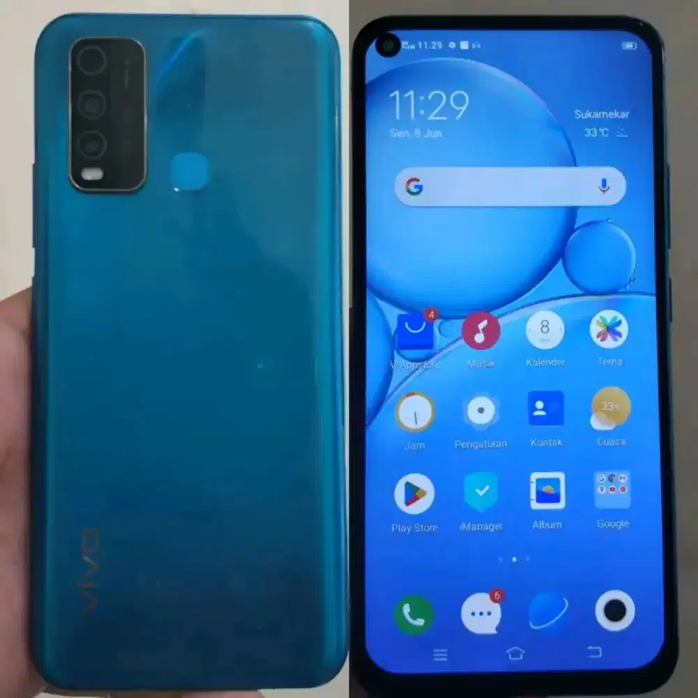 VIVO Y30 RAM 4/64 ORIGINAL MULUS NO MINUS
