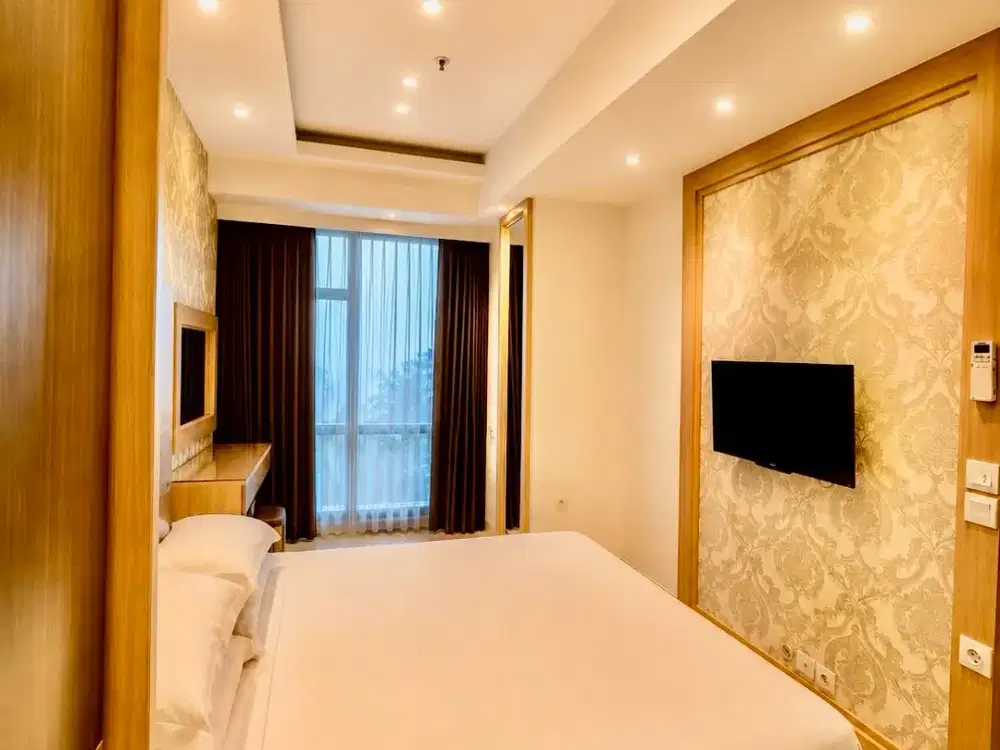 DIJUAL APARTEMEN LA RIZ 2BR FURNISH CANTIK PAKUWON MALL CITY POOL VIEW