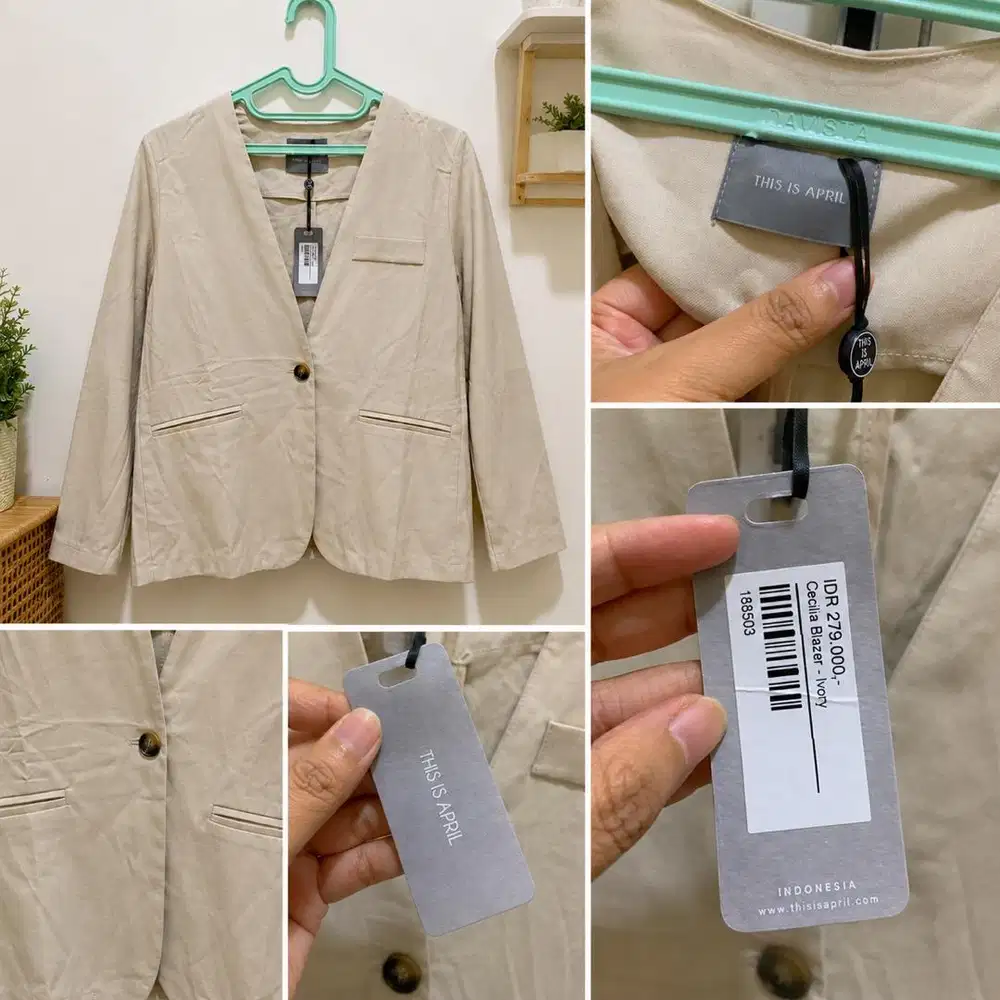 Ivory Blazer This Is April