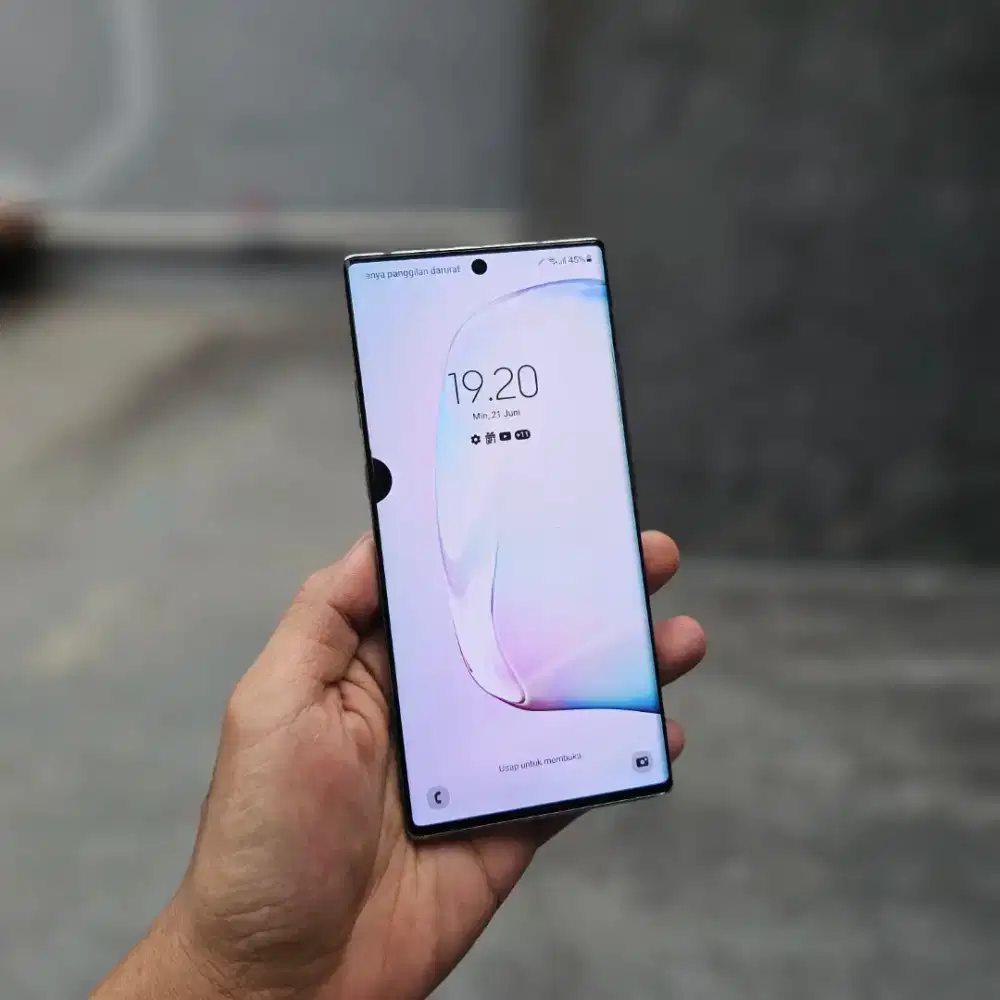 SAMSUNG NOTE 10 PLUS SEIN 12/256 MINUS TOMPEL FUNGSI NORMAL