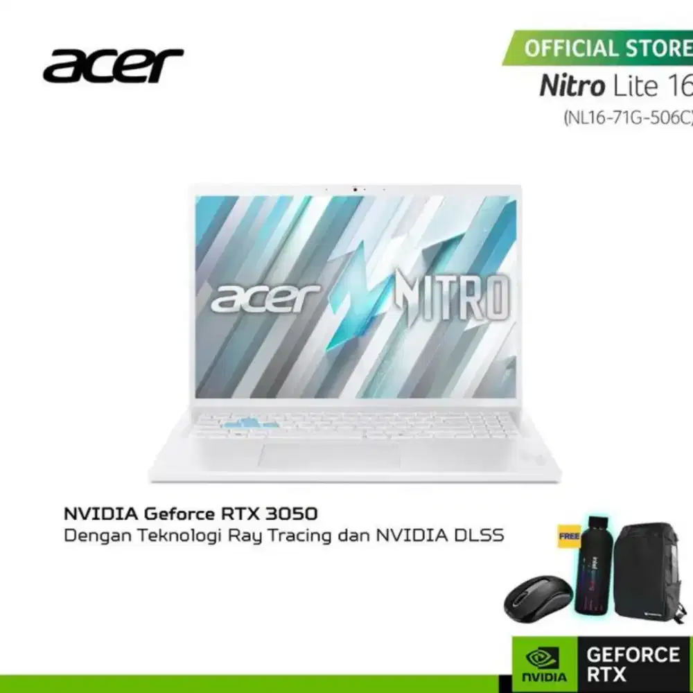 Acer Nitro Lite 16 NL16-71G 506C I5 16GB/512GB (Kredit Tanpa DP)