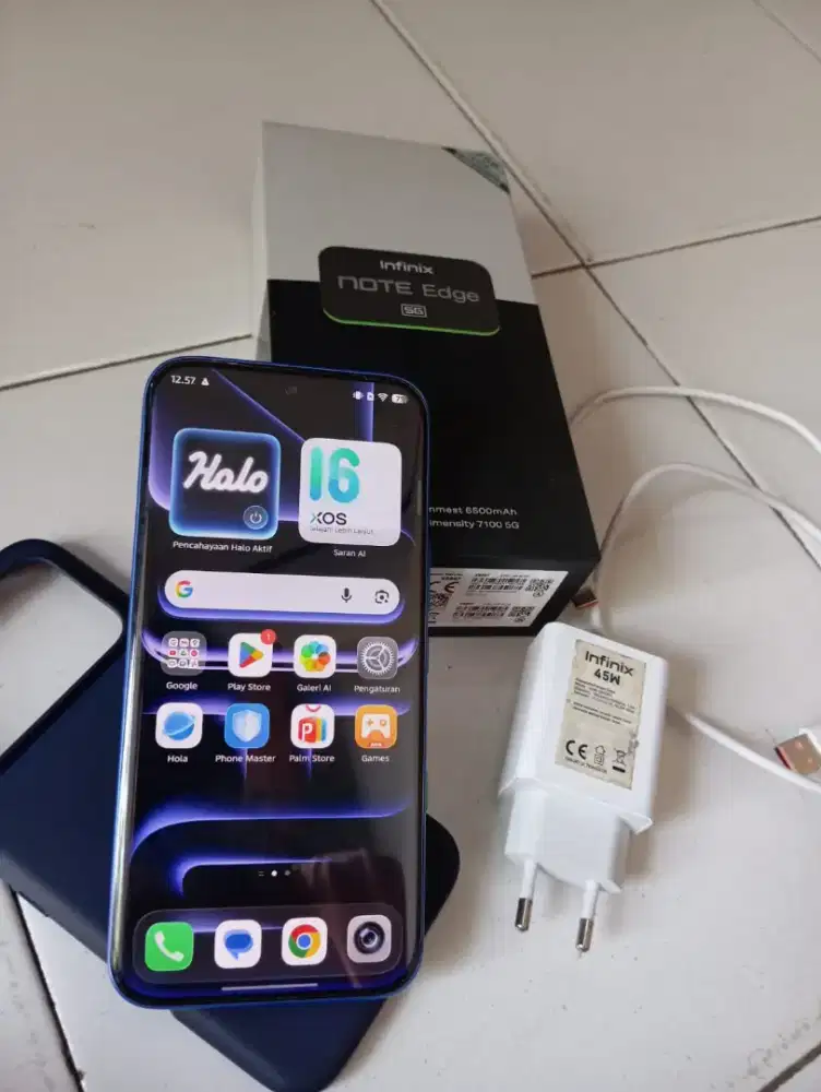 INFINIX NOTE EDGE 256 5G MULUS FULLSET