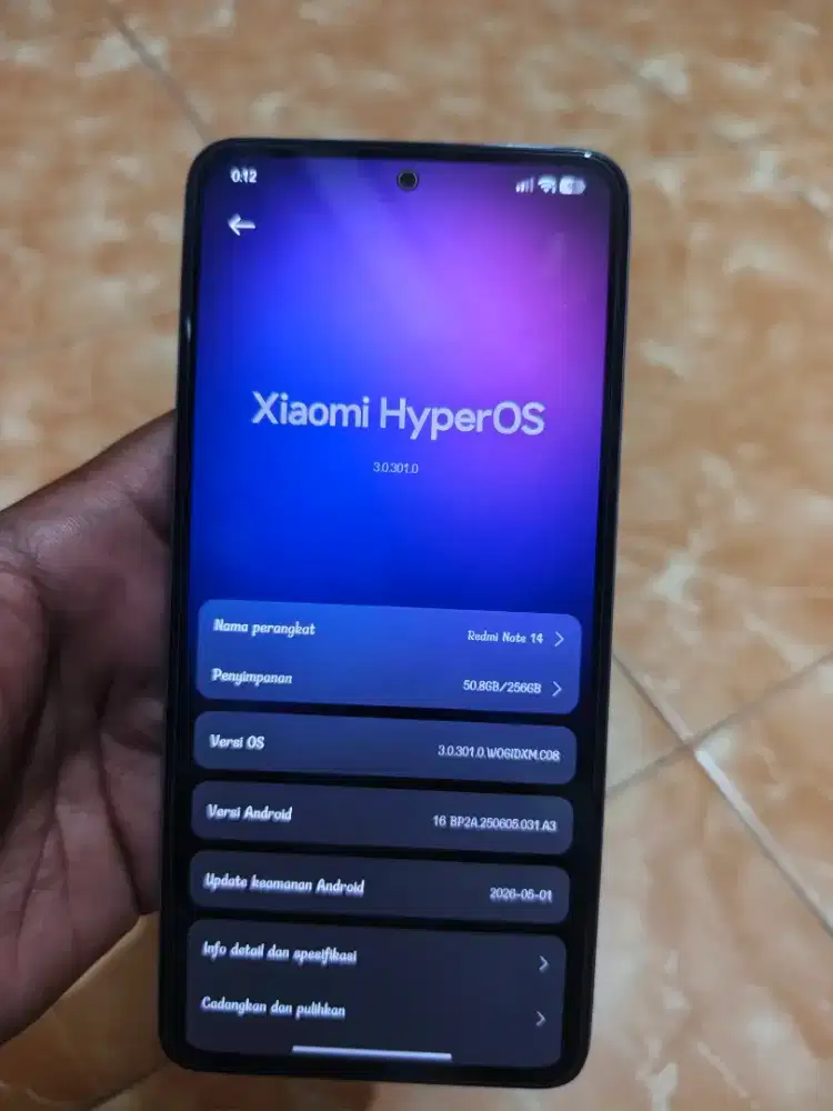 RESMI NOTE 14 4G RAM 8/256