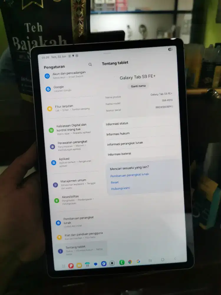 Samsung tab s9 fe plus 8/128 gb