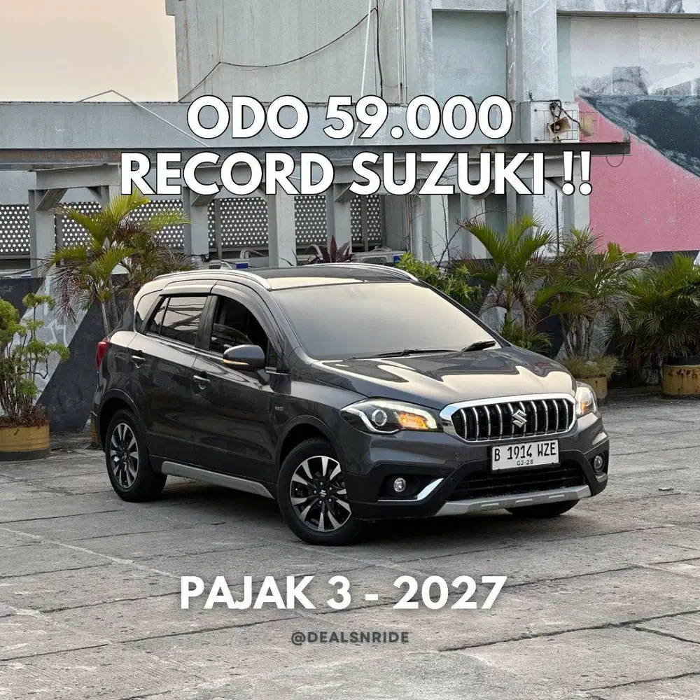 ODO 59.000 ANTIKK !! PAJAK 3/2027 SUZUKI SX4 SCROSS 2018 MULUS BGT