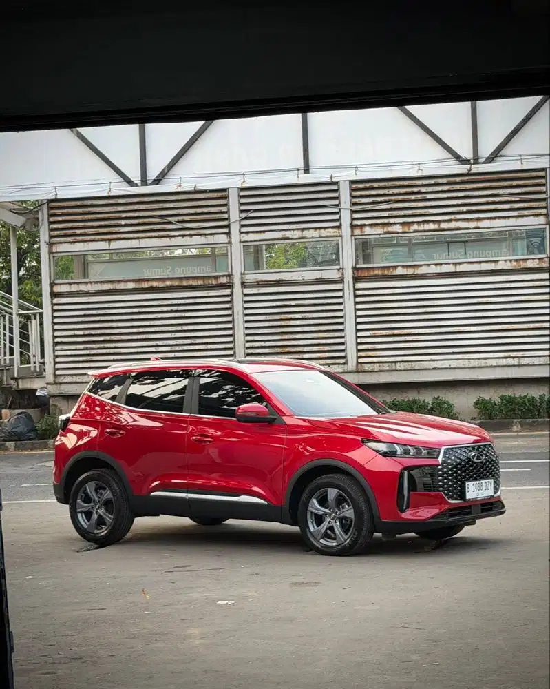 Chery Tiggo Cross 5 Premium Merah 2025 Kaya Baru TdpMurmer Ori Menarik