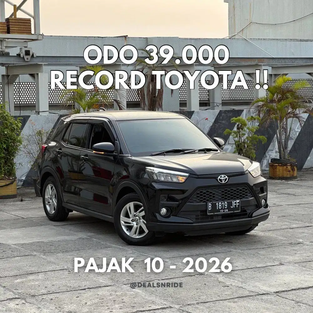 ODO 39.000 ANTIK BGT !! PAJAK 10/2026 TOYOTA RAIZE G 1.2 2021 MURAH