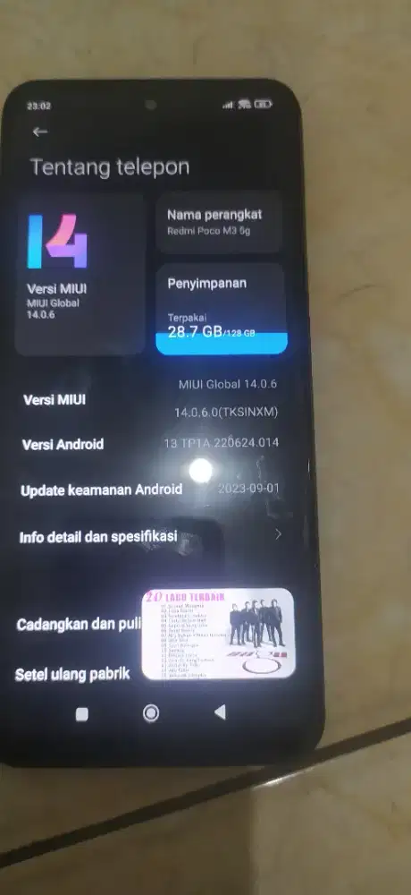 POCO M3 PRO 5G BEKAS