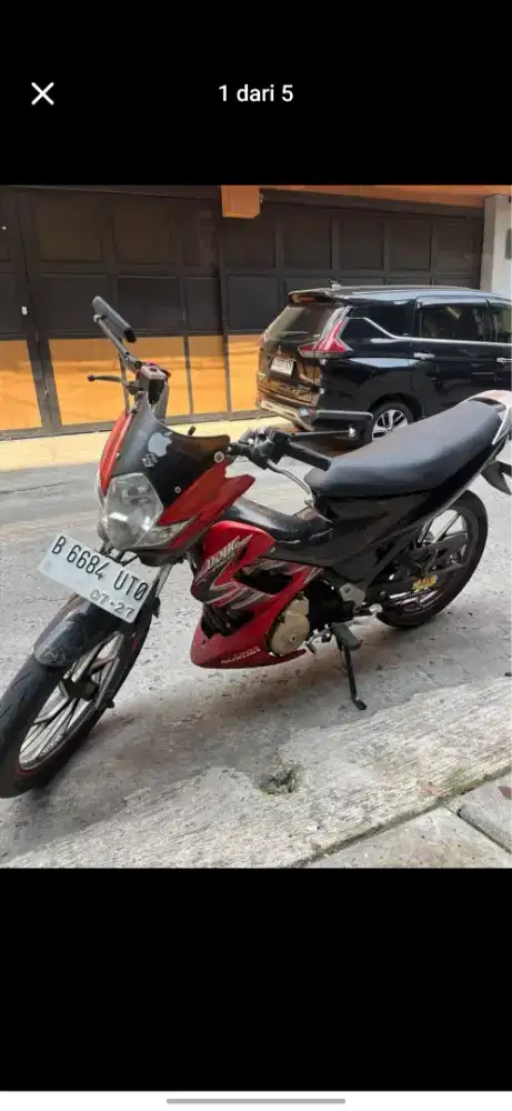 SATRIA FU 2012  jual cepat ss lengkap