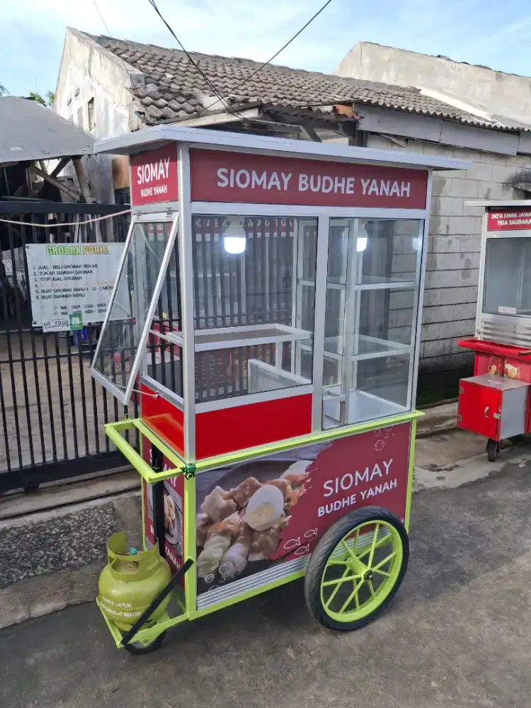 Gerobak Minuman/ Gorengan/ Sosis Bakar-DLL