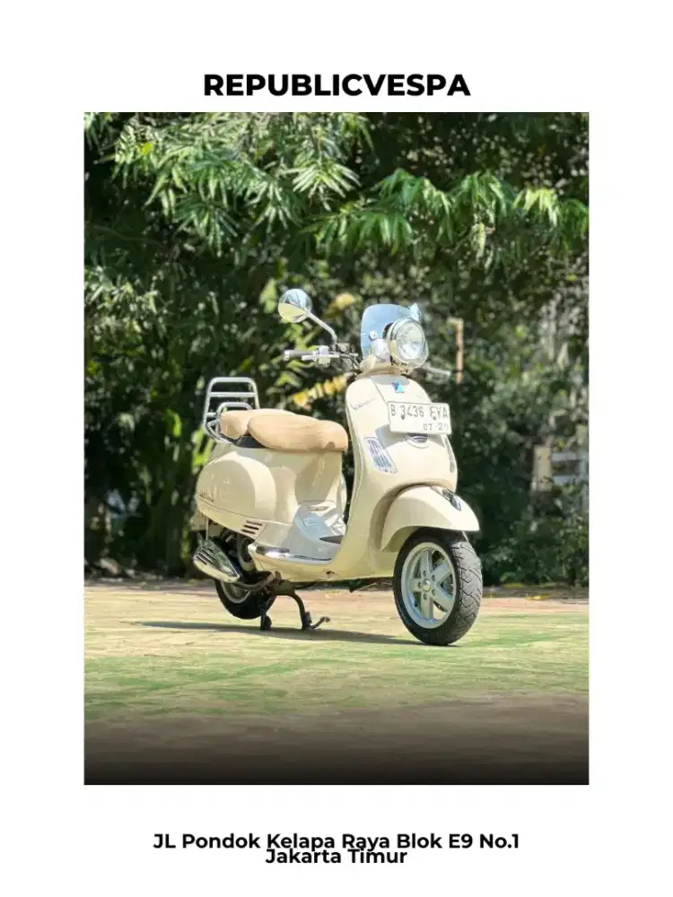 DIJUAL PIAGGIO VESPA LXV 150 3V TAHUN 2014 PERFECT CONDITION