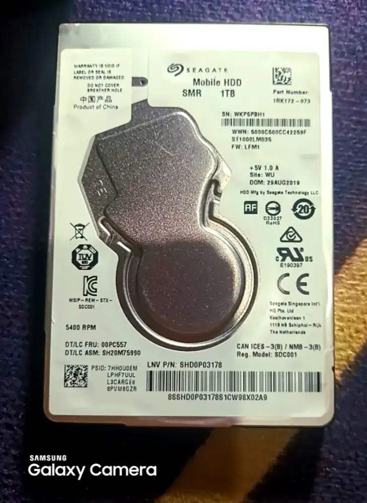 Hardisk 1TB( laptop).