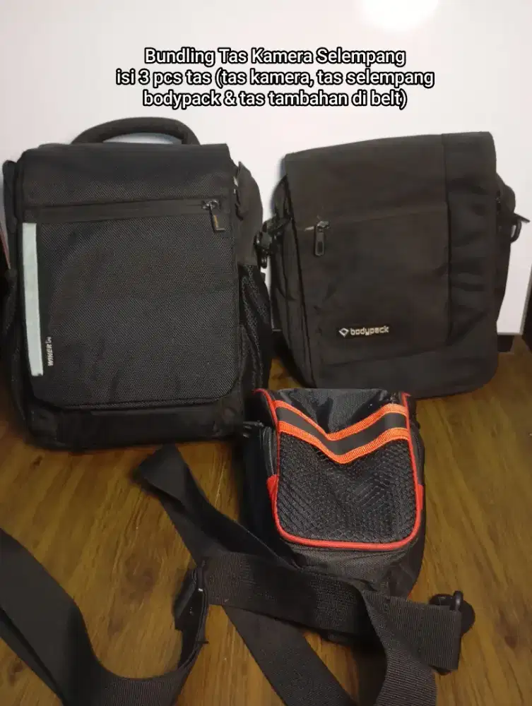 Bundling Bodypack & Tas Kamera Selempang