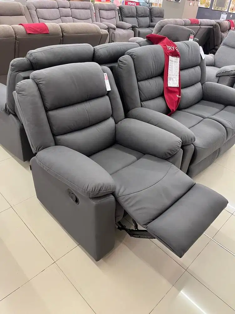 Sofa Lexus 1S Recliner Grey