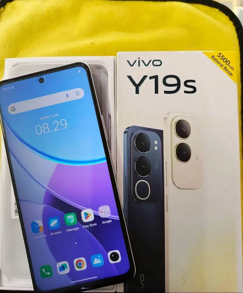 Vivo y19s Pearl Silver (6+6/128)