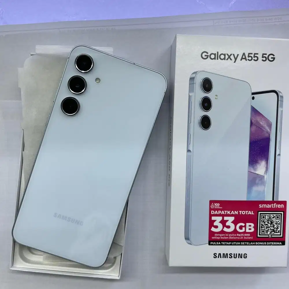Samsung Galaxy A55 5G 12/256GB bekas garansi resmi sein
