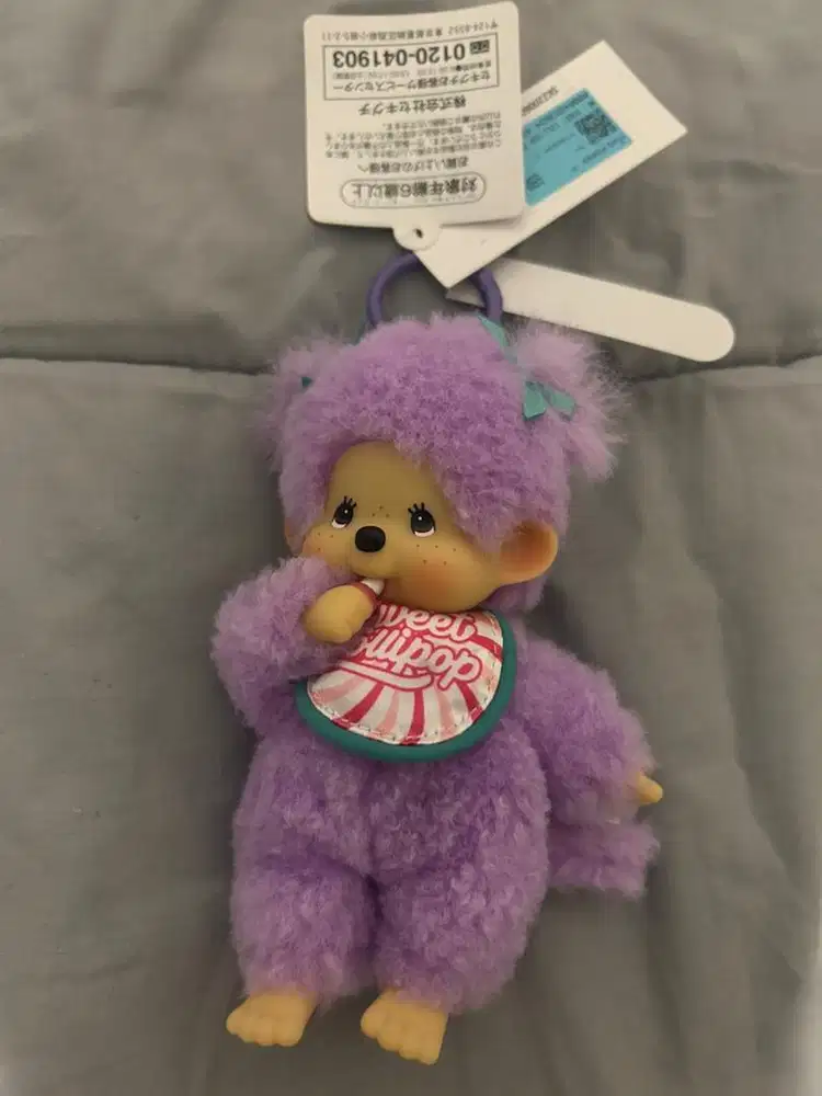 SEKIGUCHI JAPAN MONCHHICHI Sweet Lollipop KEYCHAIN BAG CHARM