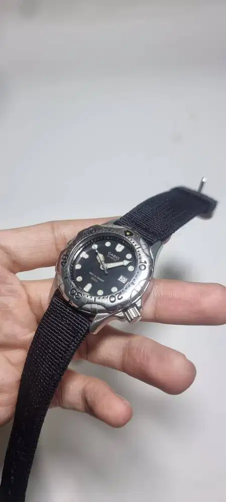 jam tangan casio mdp 800 scuba diver eta swiss vintage tag heuer