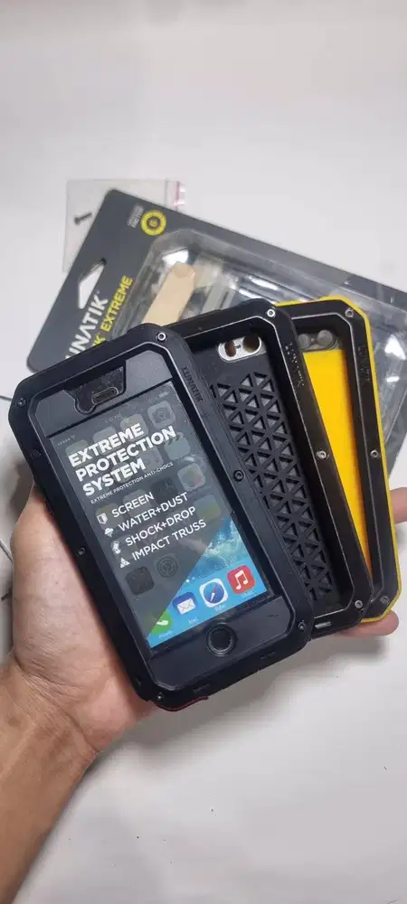 case casing ip iphone 5/5s/se 2016 1 hybrid softcase hardcase lunatik