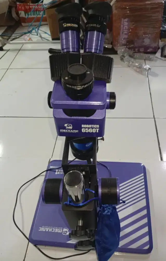 Mikroskop Stereo Trinocular Untuk Service Handphone Laptop Elektronik