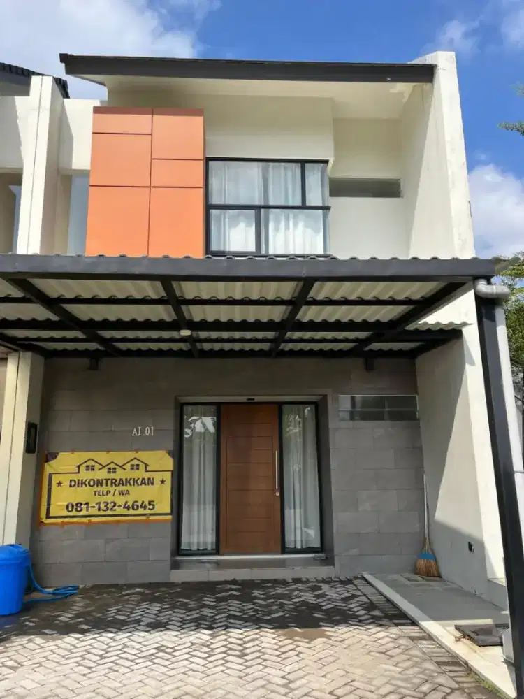 DISEWAKAN RUMAH SIAP HUNI DEKAT BANDARA DAN SURABAYA