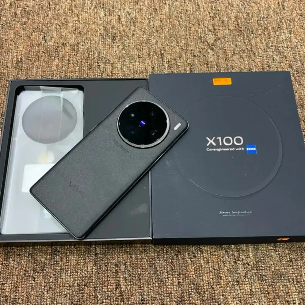 Vivo X100 5G 12/256GB Resmi ZEISS Fullset Murah.