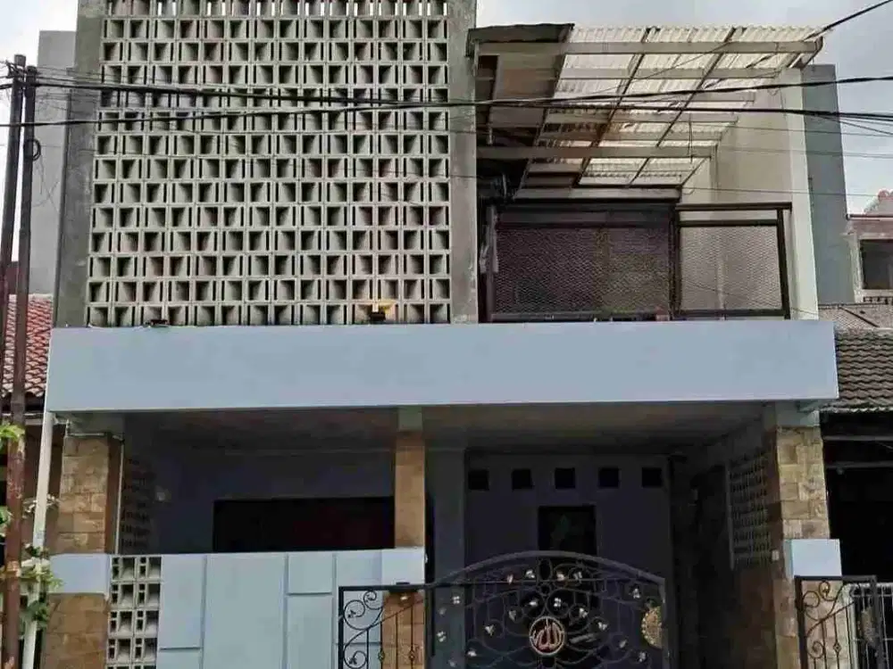 rumah 2 lantai siap huni di kayu ringin bekasi selatan