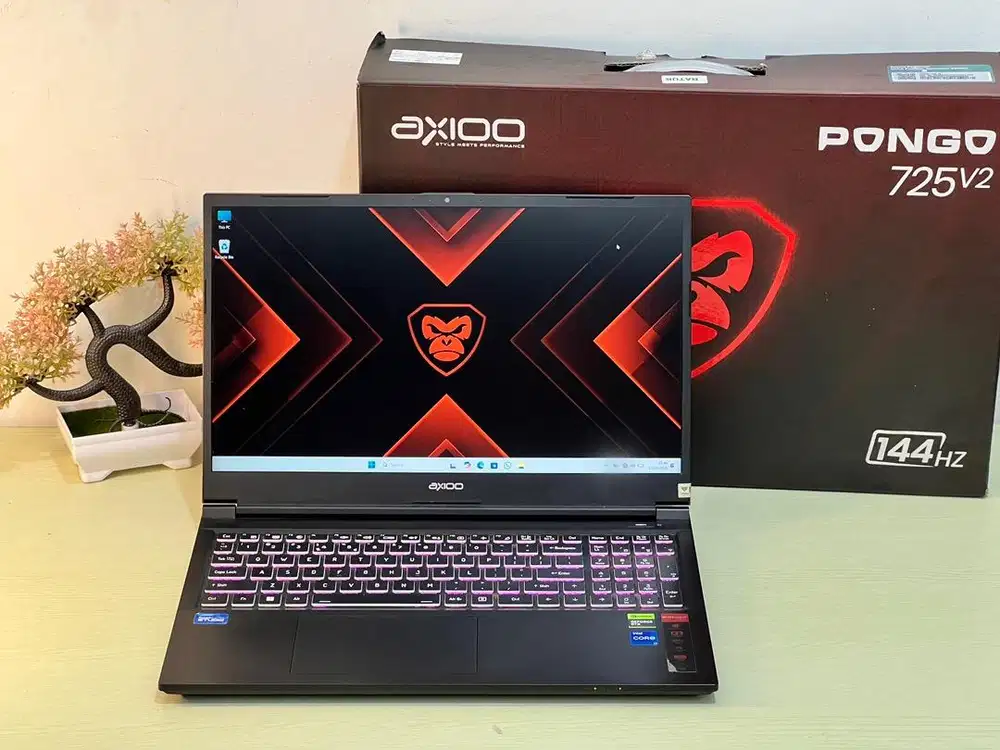 Axioo Pongo 725 v2 i7-13620H RAM 16 SSD 512 RTX 2050 Garansi 3 Tahun