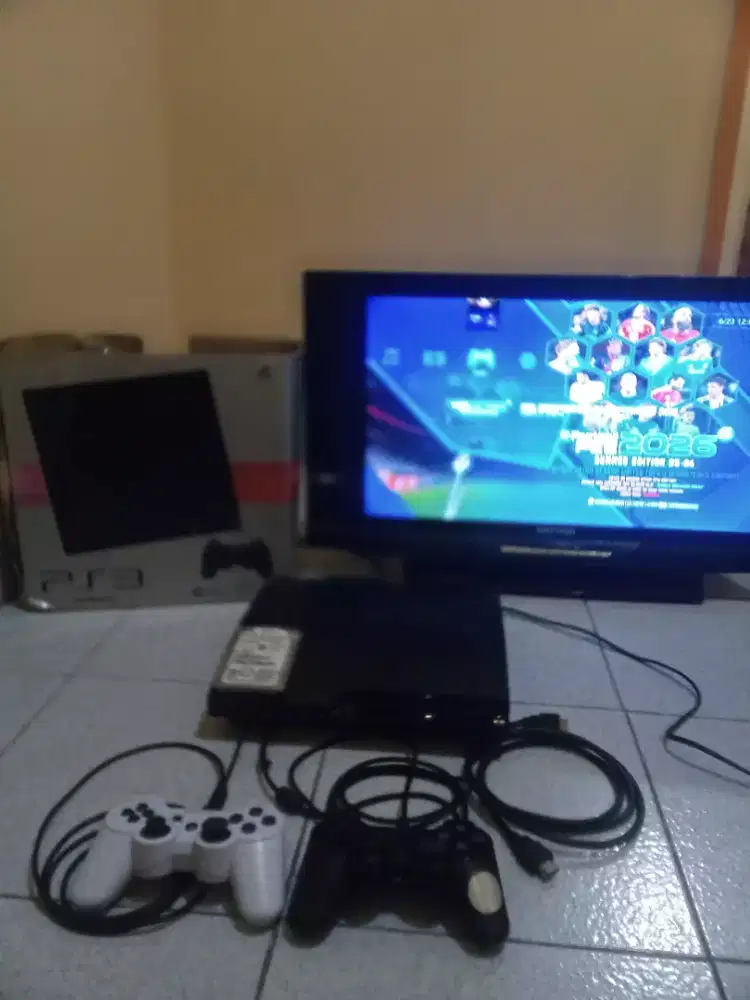 PS3 Slim CECH-2006A 250GB Full Game Siap Main