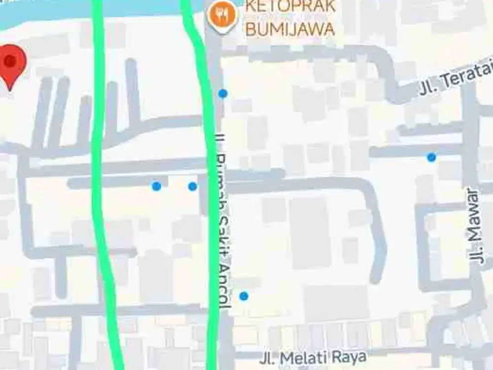 DIJUAL TANAH DI JL RS ANCOL JAKARTA UTARA