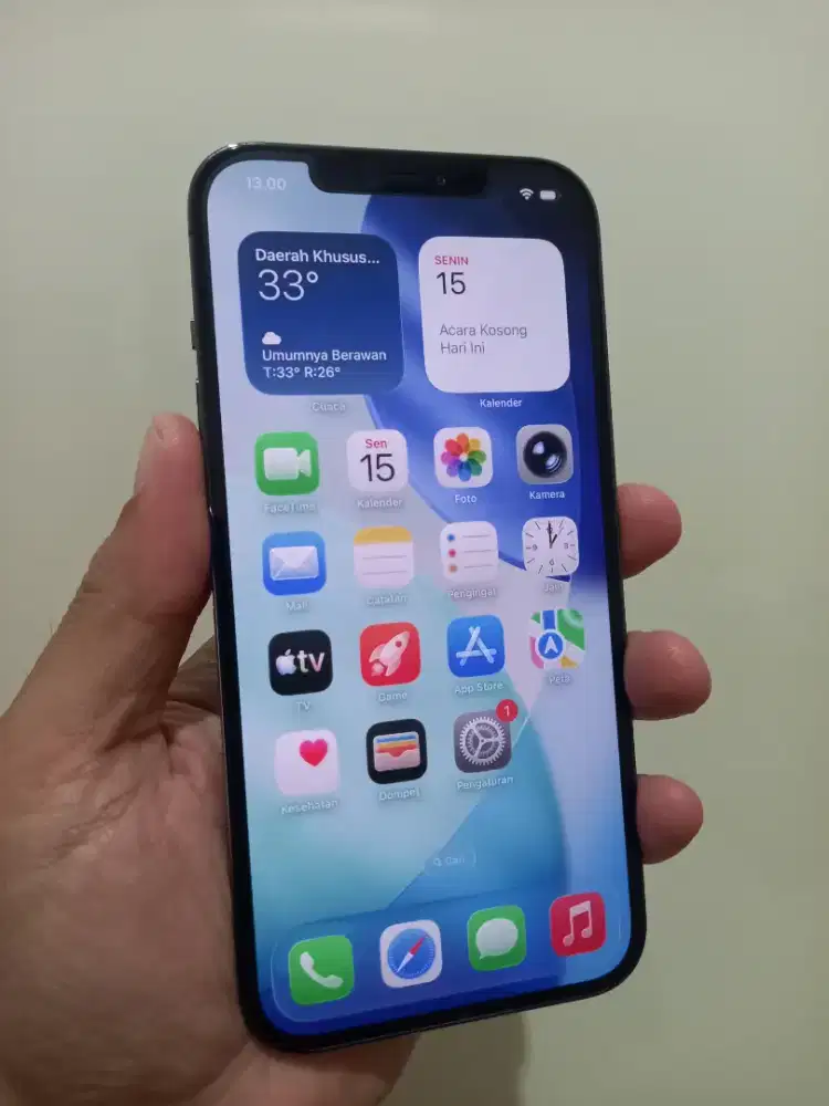 IPhone 12 Pro Max 128Gb Ex Inter Fullset ada minus dikit
