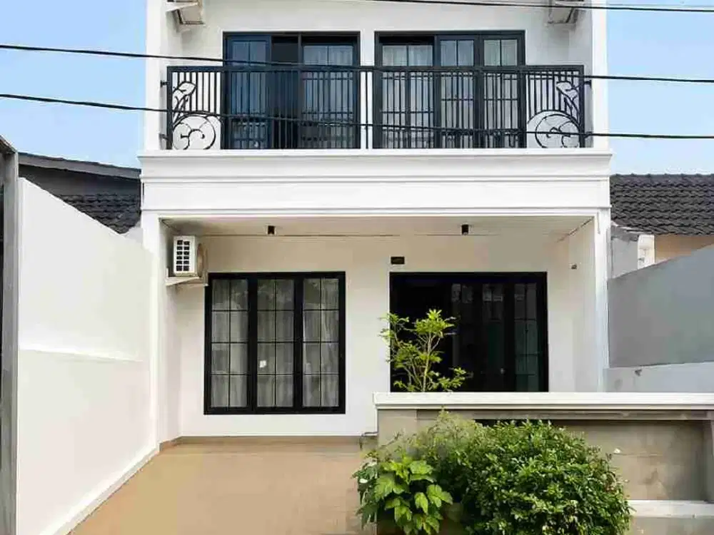 Rumah 3 Lantai American Calssic Modern Dalam Komplek Graha Bintaro