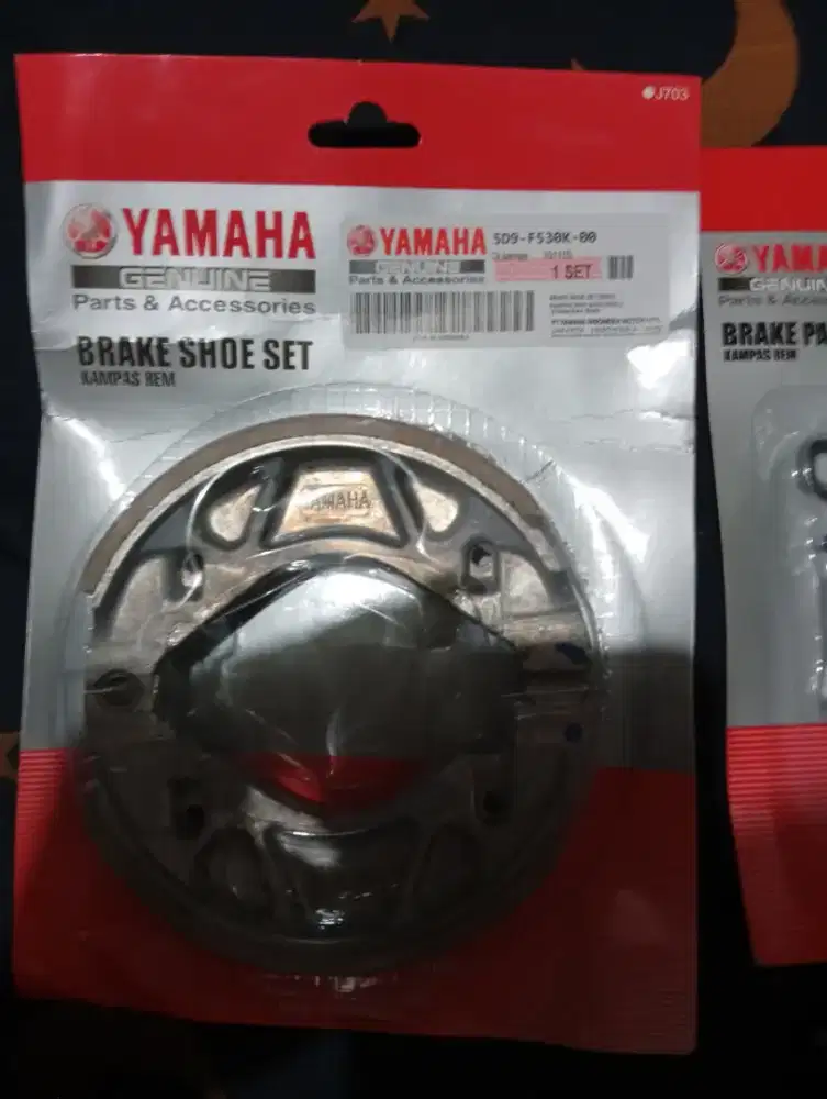 Kampas rem depan belakang matic Yamaha original yamaha