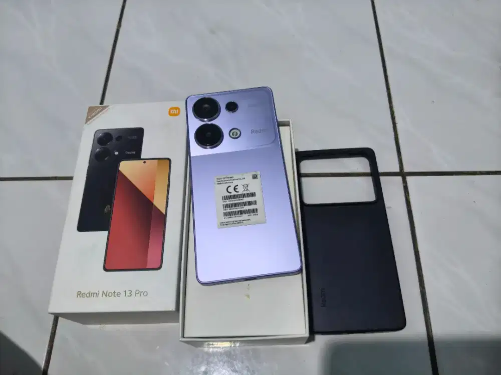 Redmi note 13 pro ram 8/256 GB second hp dus aja