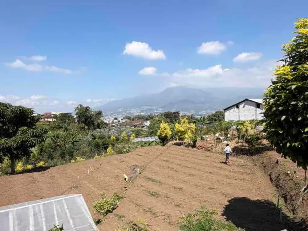 tanah villa siap bangun view pegunungan di bumiaji batu dekat wisata