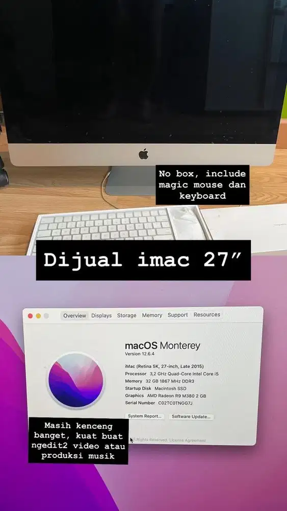 Imac 27 2015 body slim