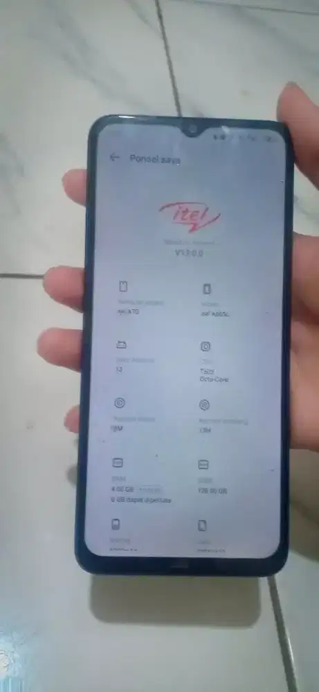 Hp itel a70 lokasi cipondoh