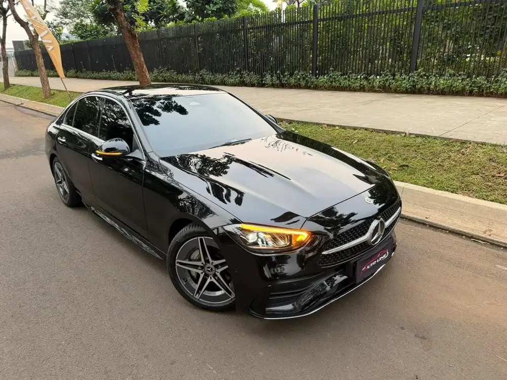 mercedes benz c300 2023 w206 tipe amg km7rb perak! like new! full ppf!