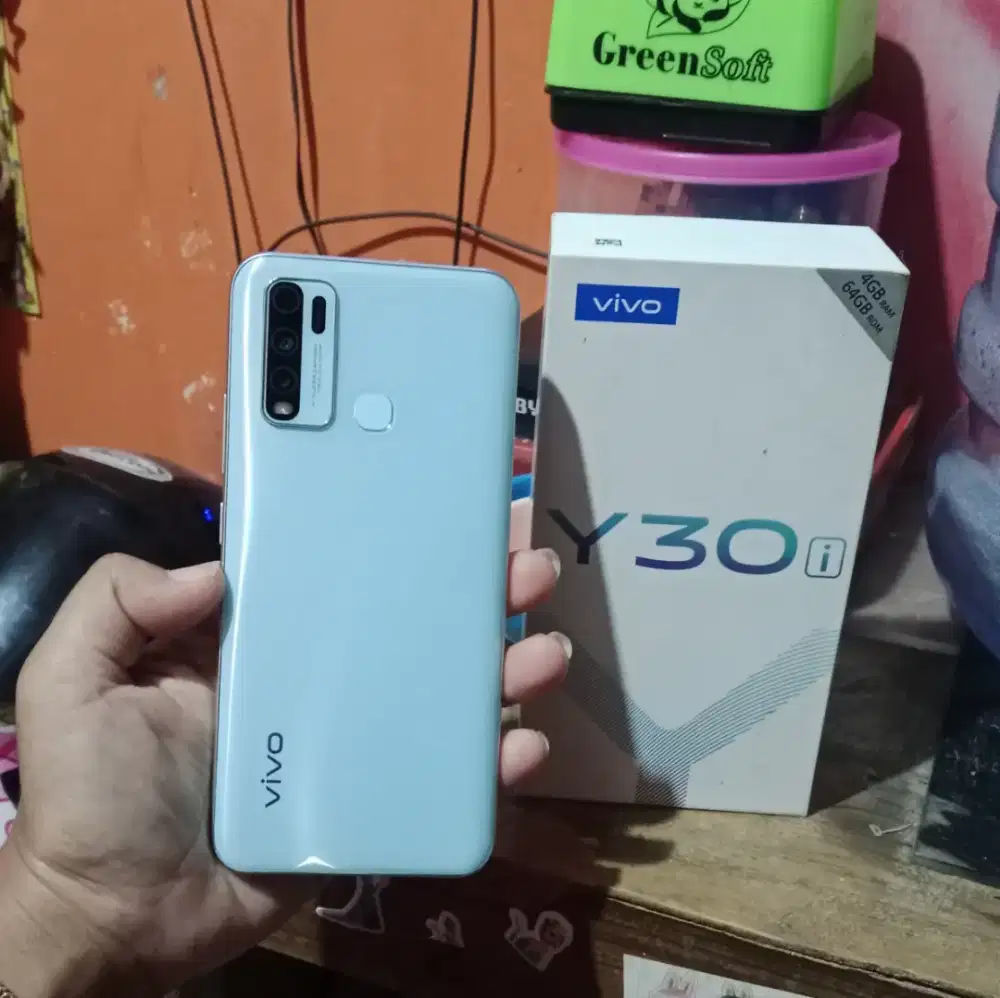 Vivo y30i ram 4/64 fullset+softcase.