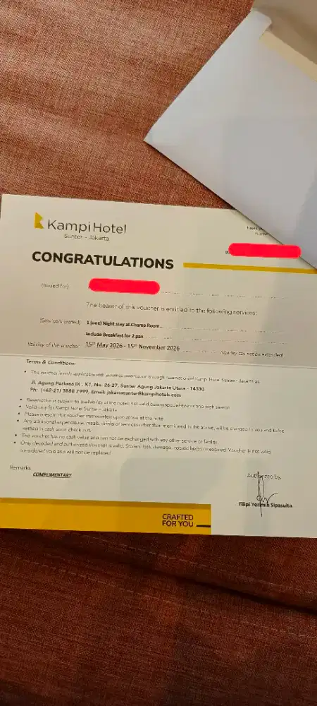Voucher Hotel Kampi - Sunter