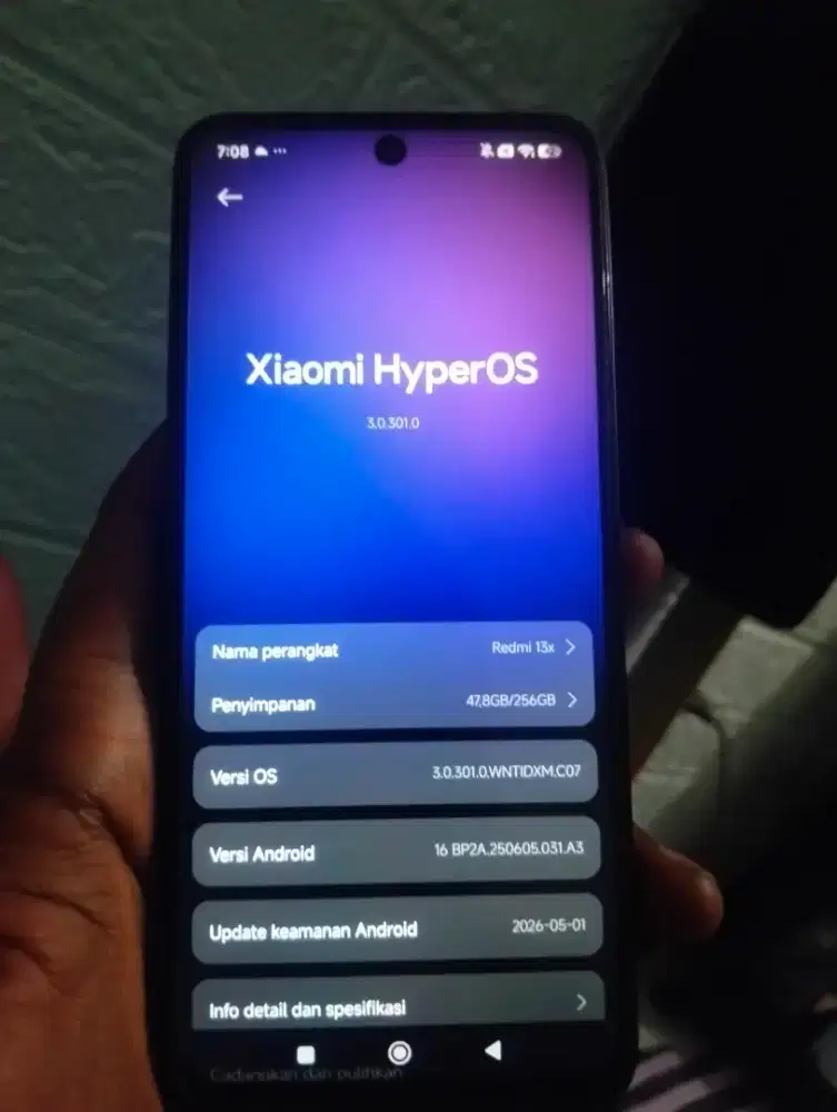 xiomi redmi 13x 8+4/256GB batangan