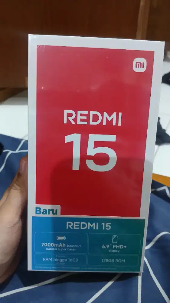redmi 15 warna gray 8/128