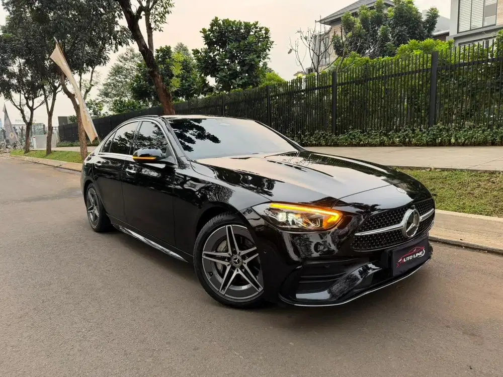mercedes benz c300 2023 w206 tipe amg km7rb perak! like new! full ppf!