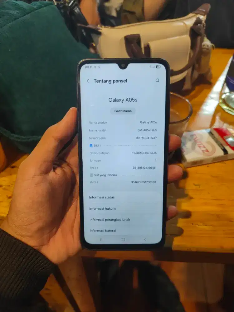 samsung a05s hp+casan