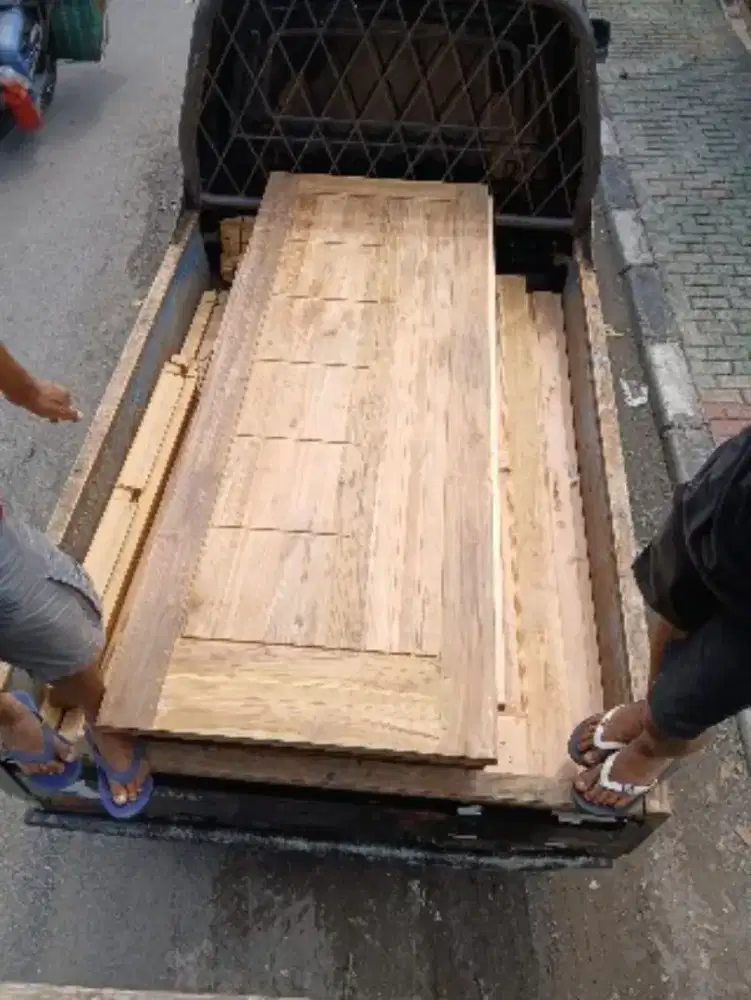 Pintu jati tpk bos