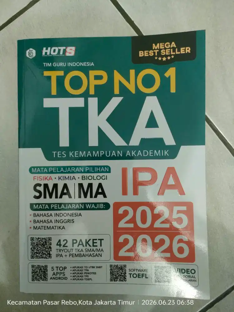 BUKU TOP 1 TKA 2026 SMA IPA