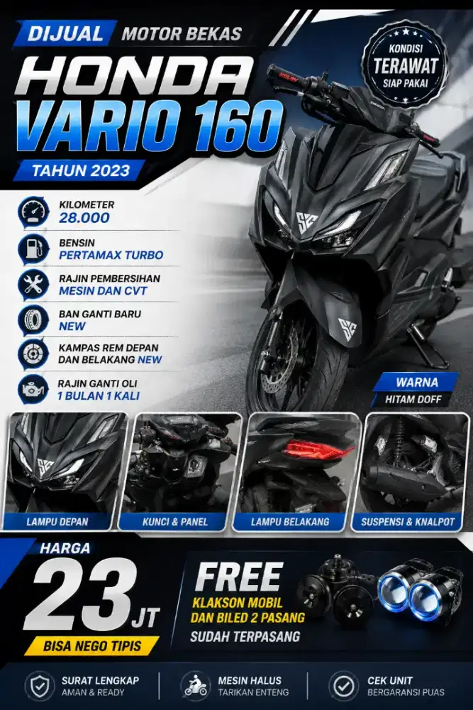 Honda Vario 160 Tahun 2023