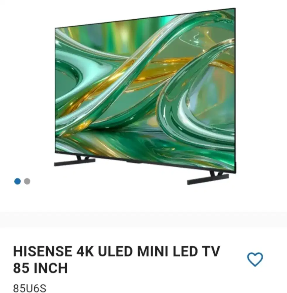 TV MINI LED HISENSE 85 INCH