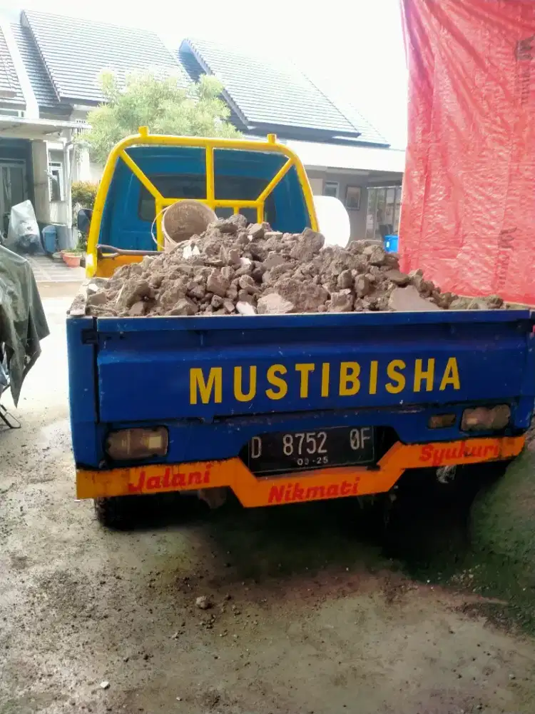 Jasa angkut & buang brangkal puing barangkal sampah daun prabotan dll