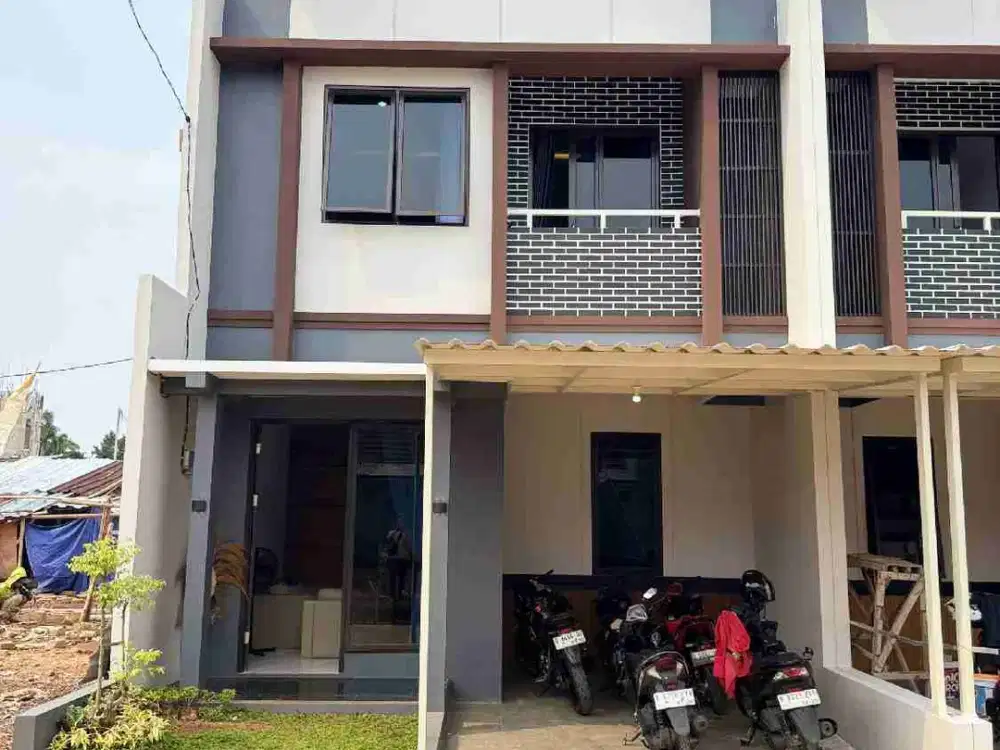 Rumah 2 Lantai Dekat LRT Harjamukti Cibubur di Radar Auri Cimanggis Depok